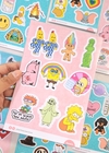 Plancha de stickers - Imaginación