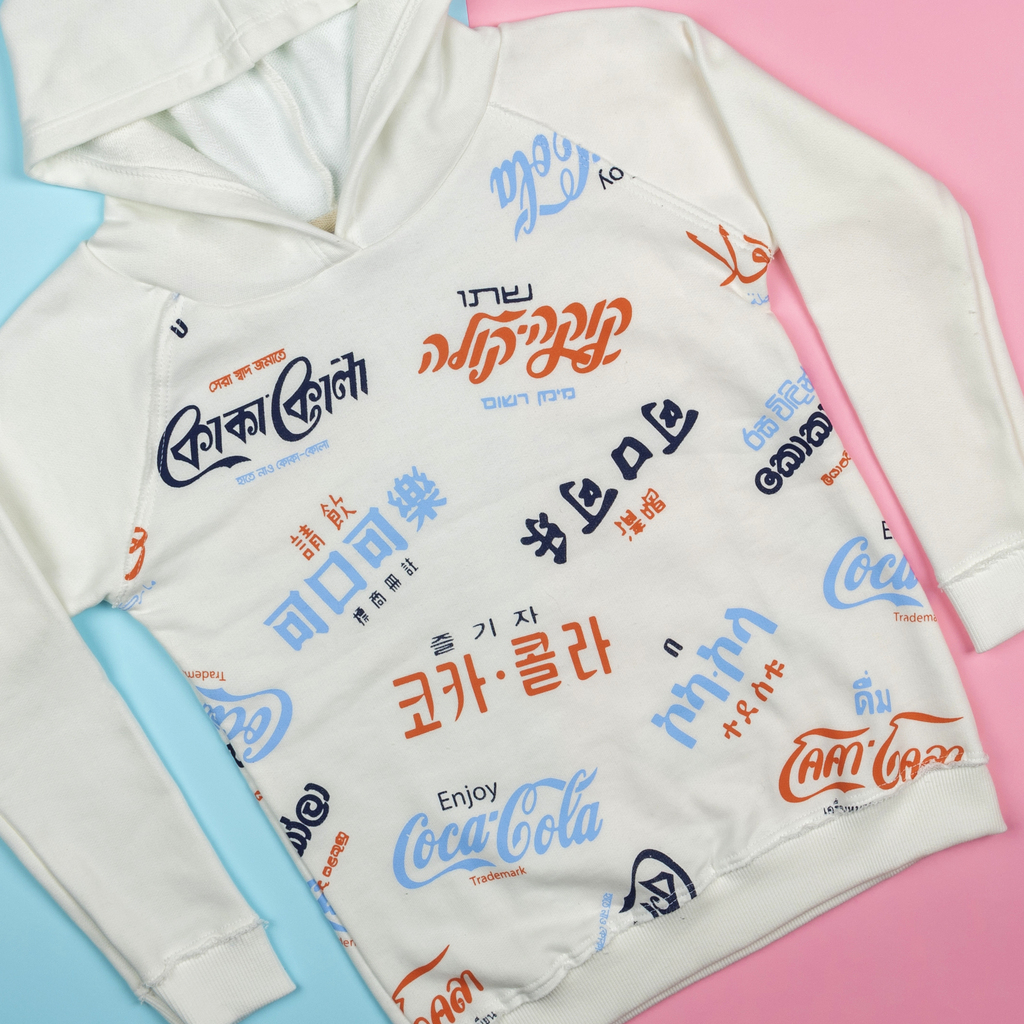 BUZO CANCHERO COCA COLA WHITE Comprar en Pijama Club