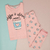 PIJAMA KIDS CAFECITOS PINK INVIERNO - comprar online