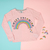 PIJAMA KIDS RAINBOW STAR INVIERNO PINK