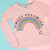 PIJAMA KIDS RAINBOW STAR INVIERNO PINK - comprar online