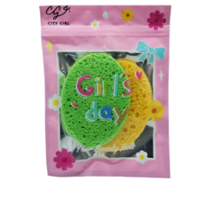 SET ESPONJA LIMPIEZA FACIAL X2 - CITY GIRL