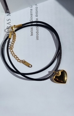 Collar gold heart - comprar online