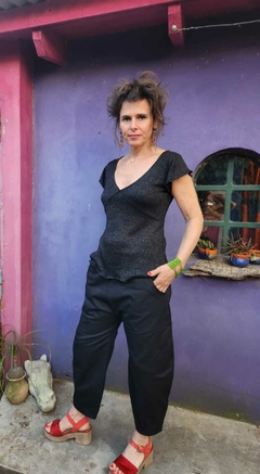Pantalon Bagui Gabardina Negro Comprar en Lala