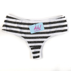 CULOTTE-LESS RAYADO ALGODON Y LYCRA - AILU - Art. 4188 - comprar online