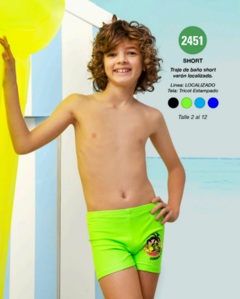 SHORT DE BAÑO NIÑO ESTAMPADO - ELEMENTO - ART. 2451