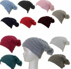 GORRO TEJIDO CON POMPON - JOALERI - ART. 1520 - comprar online