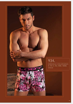 BOXER ALGODON Y LYCRA ESTAMPADO - LODY - ART: 934