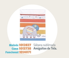 SABANA DE MOISES y CUNA FUNCIONAL SUBLIMADA - MIBES - ART: 2827 - comprar online