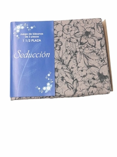 JUEGO DE SABANAS LINEA SEDUCCION - DANUBIO- Art. 9624/9625 en internet