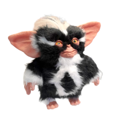 Peluche Gizmo Gremlin Blanco y negro Mohawk