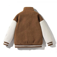 Campera Varsity Jacket Universitaria Polar Brown - comprar online