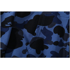 Campera Hoodie BAPE Full Zip Shark Camo Soft Blue - 220USD - tienda online