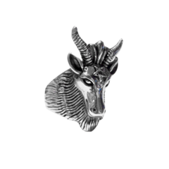 Anillo Acero Cabra Baphomet Satan - Talle 11 - comprar online