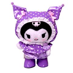 Peluche Kuromi Capa con capucha Lluvia 24Cm