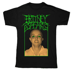 Remera Britney Spears Black Metal Oversize