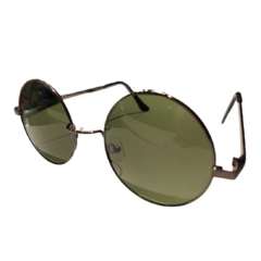 Anteojos Gafas de Sol Lennon circular redondo - Negro y Verde