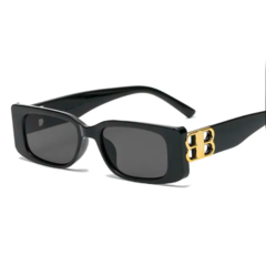 Anteojos de sol gafas Rectangular lujo Y2k N°285