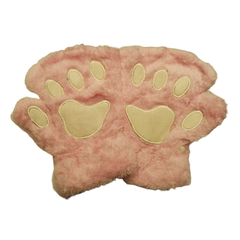 Guantes Kawaii Peludo - Rosa