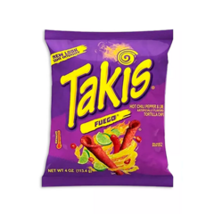 Takis Fuego 113Gr (Chile y Limon)