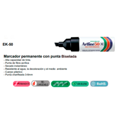 Marcador Mini Artline Ek50 Punta Biselada 3,0 - 6,0 mm C/ Tinta - comprar online
