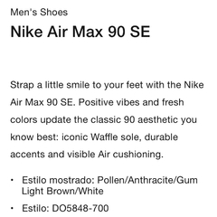 Zapatillas Nike Air Max 90 SE Smiley - 9us / 10us - u$280 - tienda online