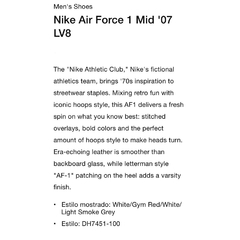 Imagen de Zapatillas Nike Air Force 1 mid '07 LV8 - 10us - 280usd