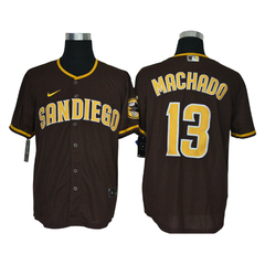 Camiseta Casaca Baseball Mlb San Diego Machado 13