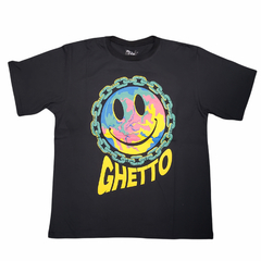 Remera Ghetto Cloths - Acid (Negra)