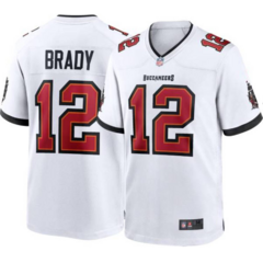 Camiseta Casaca NFL Buccaneers 12 Tom Brady Blanca - comprar online