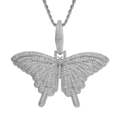 Dije Mariposa "Gran Butterfly" 14k Zircón Full Strass - comprar online