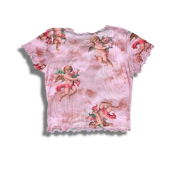 Crop Top Fly Angel - Rosa - comprar online