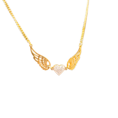 Cadena Con Dije Angel Heart Y2K - Dorado - comprar online