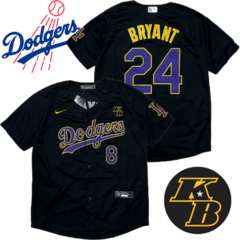 Los Angeles Dodgers "Kobe Bryant" Baseball Jersey BLACK