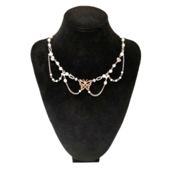 Collares Cadenas Goticos Perlas Chocker Moda en internet