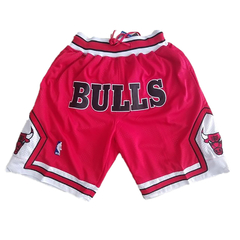 Bermuda Short NBA Bulls Red - comprar online