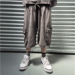 Bermuda Short Washed Gris Baggy en internet