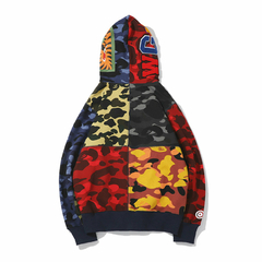 Campera Hoodie BAPE Full Zip Shark Camo Patchwork (AAA) - 220USD - KITCH TECH