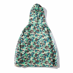 Campera Hoodie BAPE X ADDS SB Full Zip Shark Camo Green (AAA) - 180 USD - comprar online