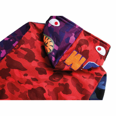 Imagen de Campera Hoodie BAPE Full Zip Shark Camo Patchwork (AAA) - 180USD