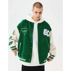 CAMPERA VARSITY JACKET UNIVERSITARIA IMPACT VERDE en internet