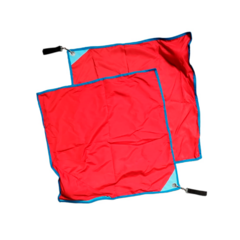 Banderas Poi Malabares x2 unids - Rojo y Turquesa - comprar online