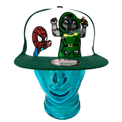 Gorra SnapBack Plana Tokidoki Spiderman Doom Regulable - Verde - comprar online