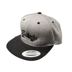 Gorra Visera Snapback Freestyle Session Regulable - Gris / Negro