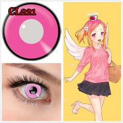 Lente de contacto fantasia cosplay anime Rosa Liso CL221 en internet