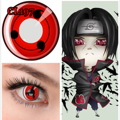 Lentes de contacto fantasía cosplay anime Naruto Sharingan 3er Nivel CL106 - comprar online