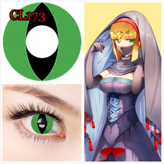 Lentes de contacto Fantasía Anime Cosplay Ojo de Gato Verde CL173 en internet
