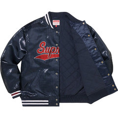 Campera Supreme/Mitchell & Ness Sequin Varsity Jacket - usd1600 - comprar online