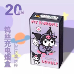 Cigarrera Porta Cigarrillos Sanrio Kuromi Kitty Melody con Encendedor USB en internet