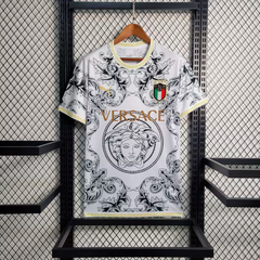 Camiseta Casaca Versace Italia Blanca BlokeCore